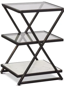 Havertys Olivia Accent Table Bronze Hot