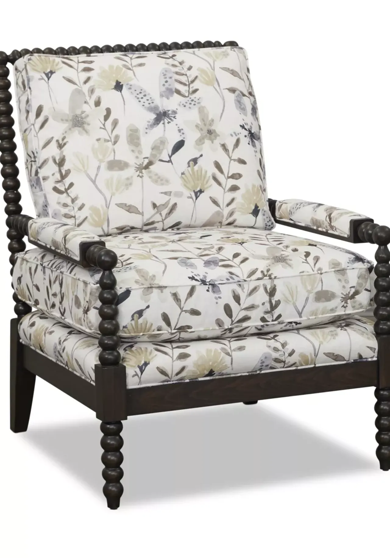 Havertys Ophelia Wooden Accent Chair Outlet