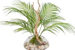 Havertys Palm Fronds Floral Hot