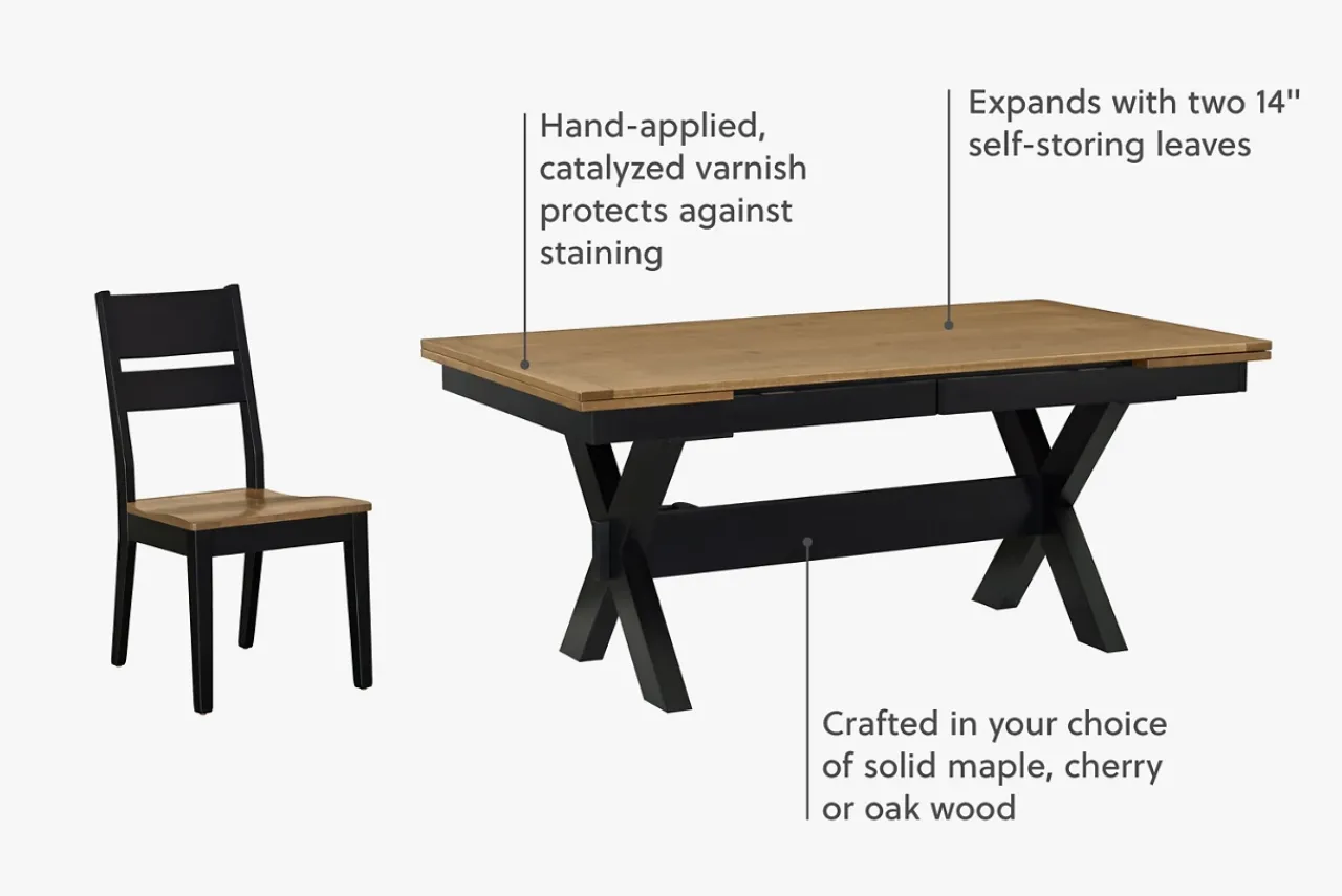 Havertys Parker Dining Table
