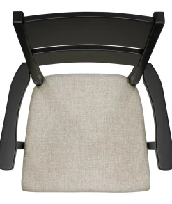 Havertys Parker Upholstered Armchair Maple Onyx Discount