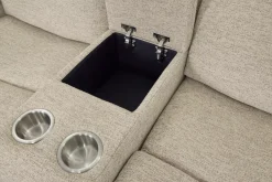 Havertys Pearl Power Loveseat with Console Online