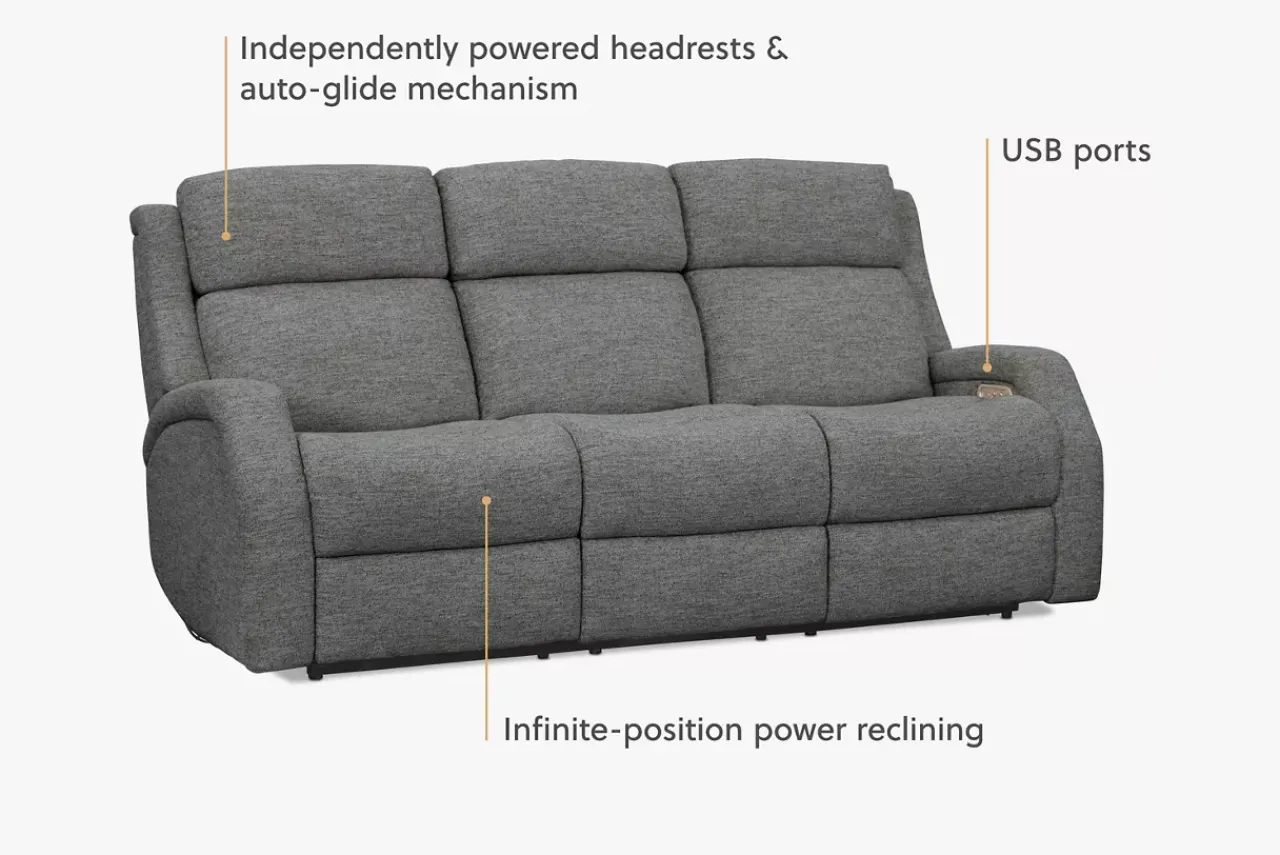 Havertys Pearl Power Sofa Online
