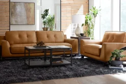 Havertys Phoenix Sofa Caramel Hot