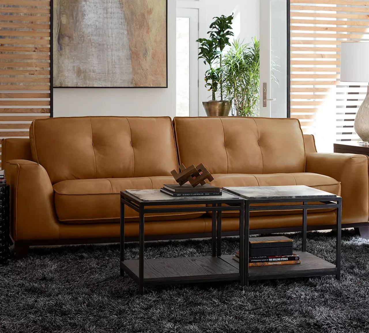 Havertys Phoenix Sofa Caramel Hot