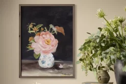 Havertys Pink Peony Wall Art Sale