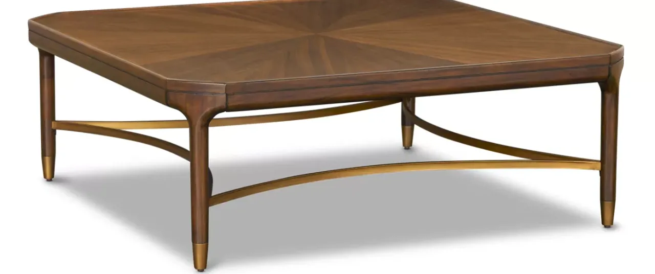 Havertys Porter Square Coffee Table Brown Online