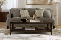 Havertys Quentin Coffee Table Classic Walnut