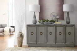 Havertys Raven Entertainment Console Silver Online