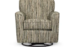 Havertys Reese Swivel Glider Russet Sale