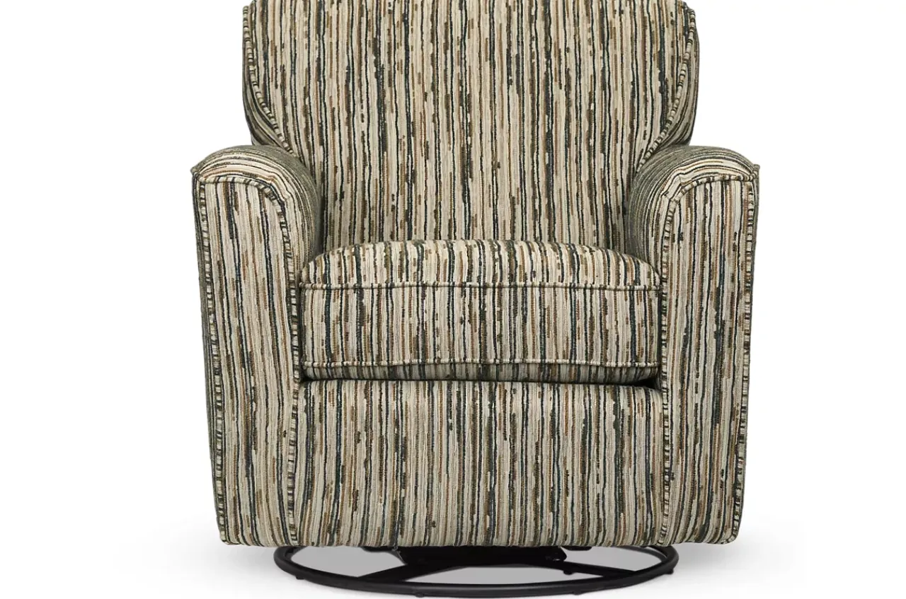 Havertys Reese Swivel Glider Russet Sale