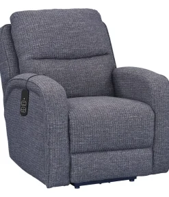 Havertys Samantha Deluxe Power Recliner Pandora Navy Hot
