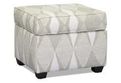 Havertys Sandy Accent Ottoman New