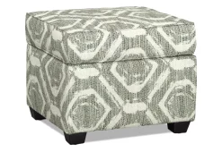 Havertys Sandy Accent Ottoman New