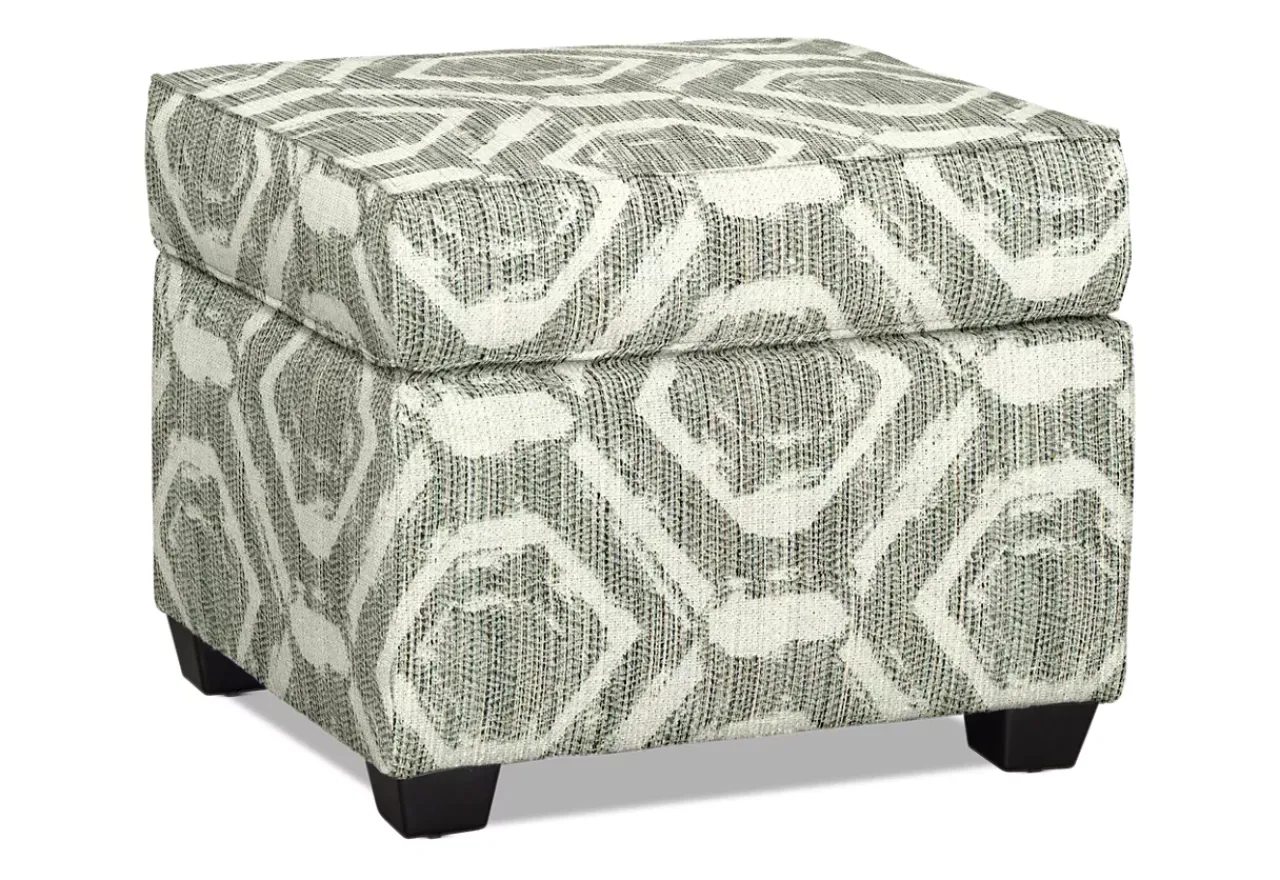 Havertys Sandy Accent Ottoman New