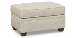 Havertys Sandy Ottoman