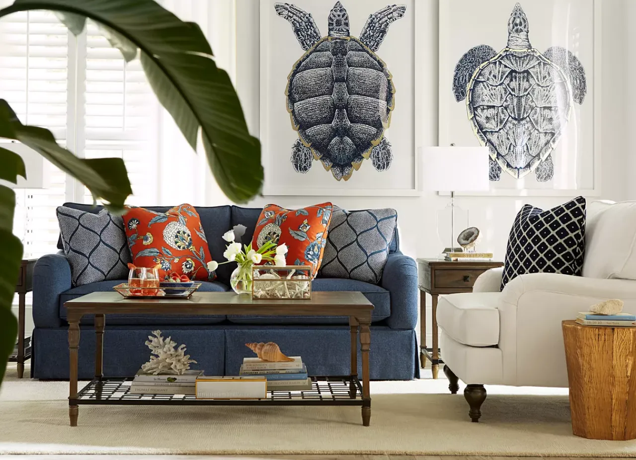 Havertys Sea Turtle Framed Art Discount