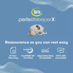 Havertys Serta® Perfect Sleeper X™ Hybrid Prescott Medium Firm Tight Top Mattress Online