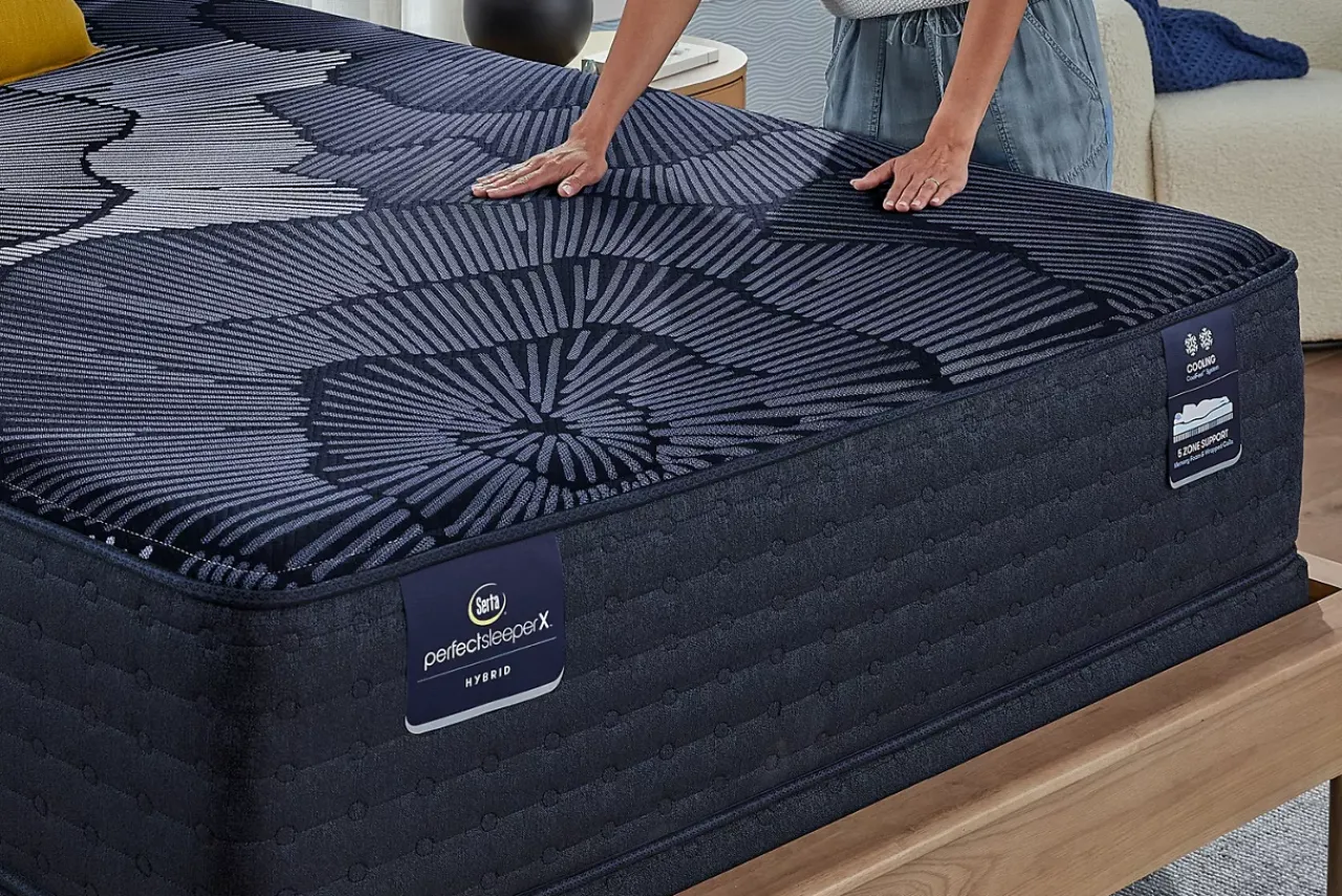 Havertys Serta® Perfect Sleeper X™ Hybrid Prescott Plush Tight Top Mattress Best