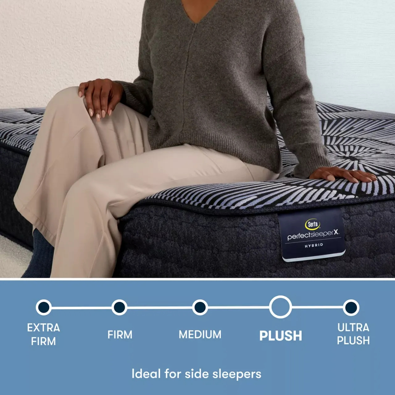 Havertys Serta® Perfect Sleeper X™ Hybrid Prescott Plush Tight Top Mattress Best
