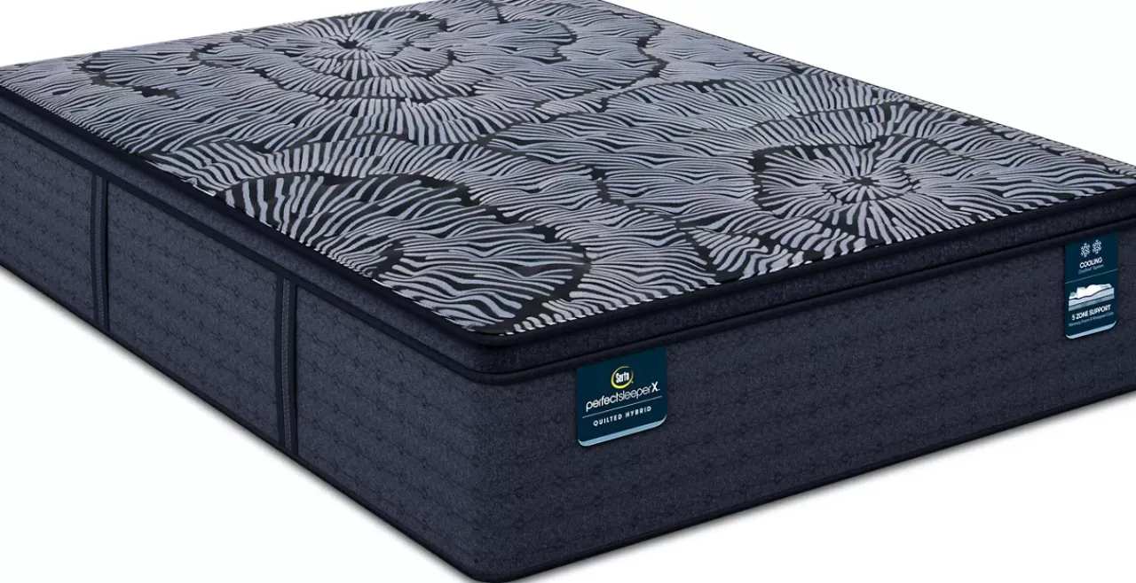 Havertys Serta® Perfect Sleeper X™ Quilted Lexton Medium Pillow Top Mattress Outlet