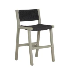 Havertys Shaw Counter-Height Stool Weathered Grey New