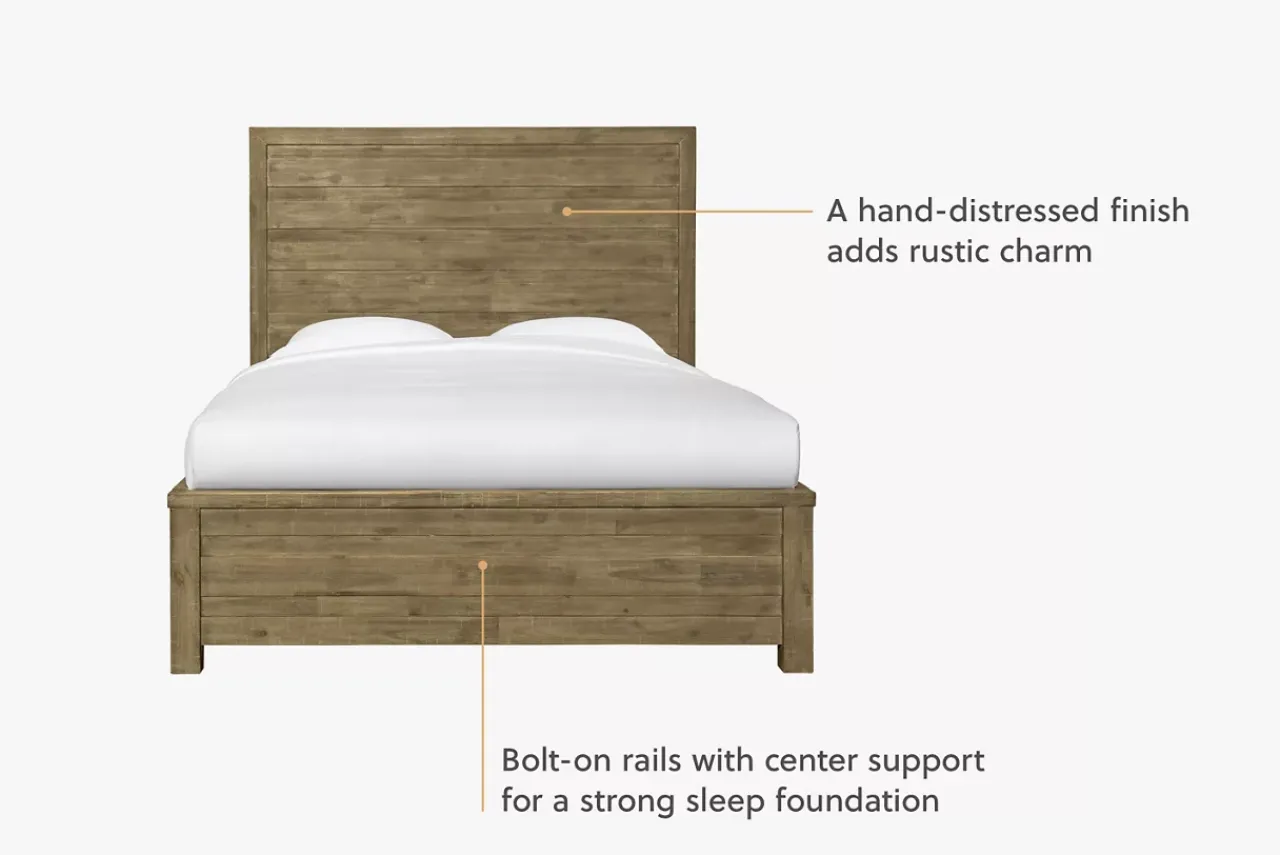 Havertys Sherman Panel Bed Outlet