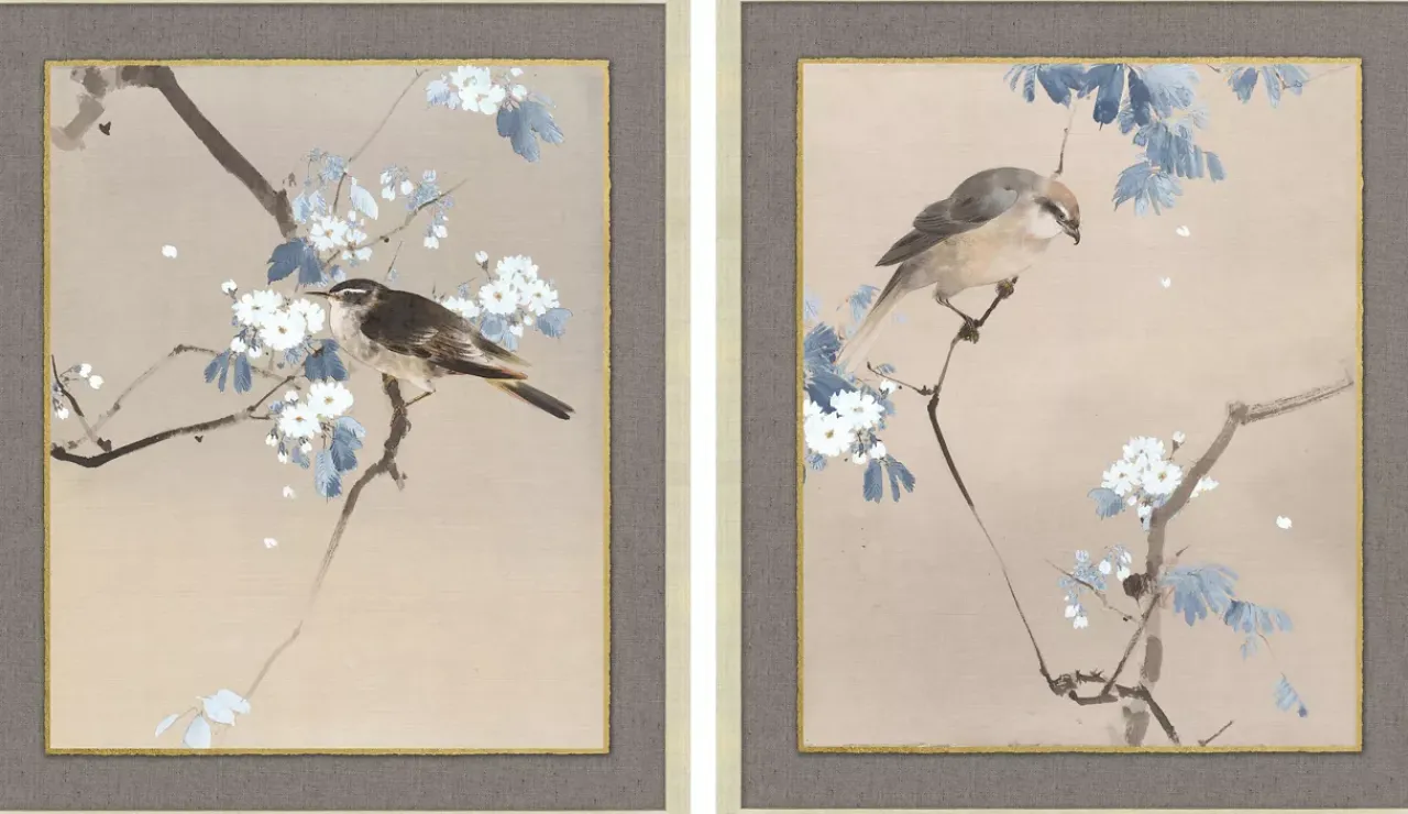 Havertys Spring Perch Framed Art Online