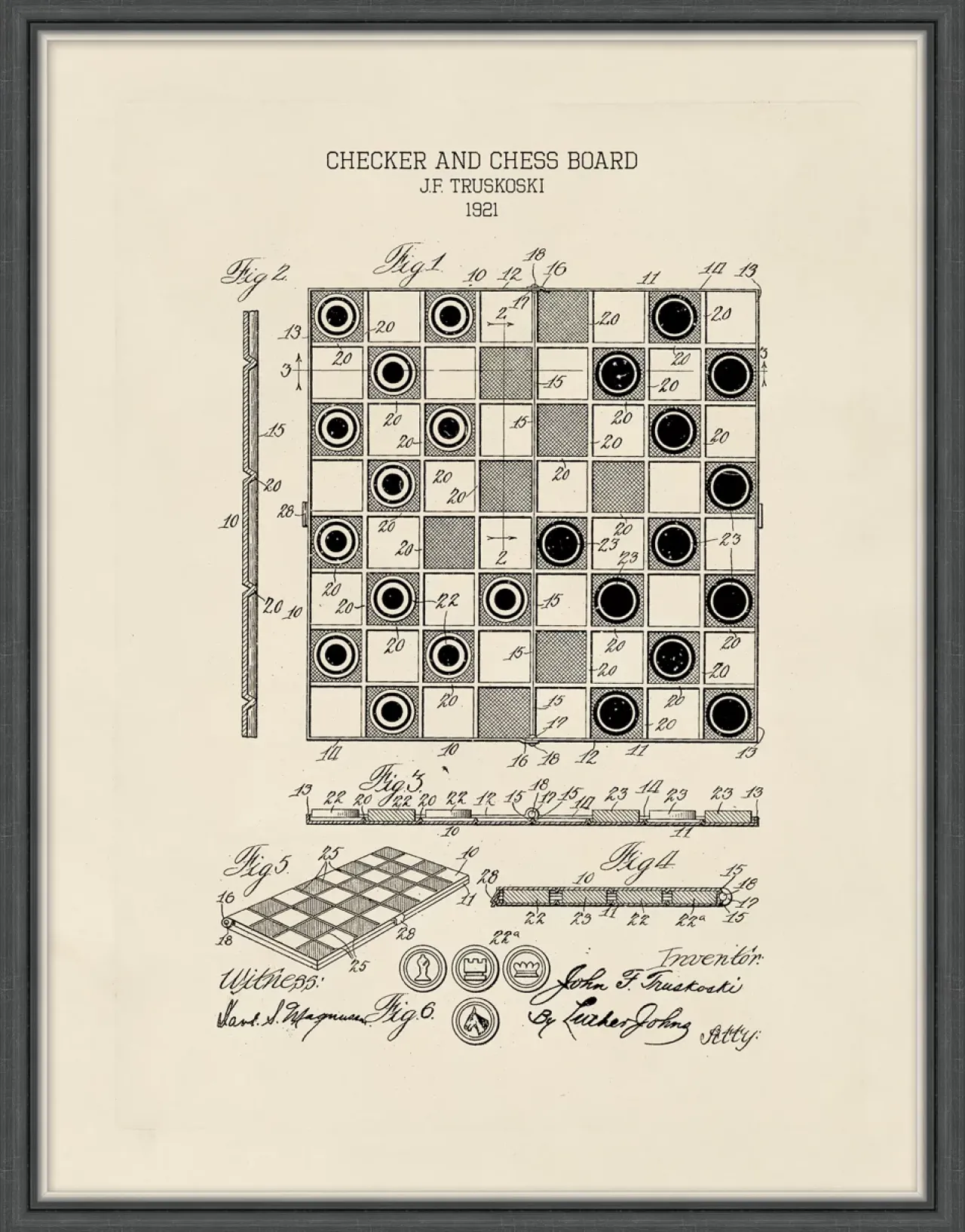 Havertys Strategic Gameplay Framed Art