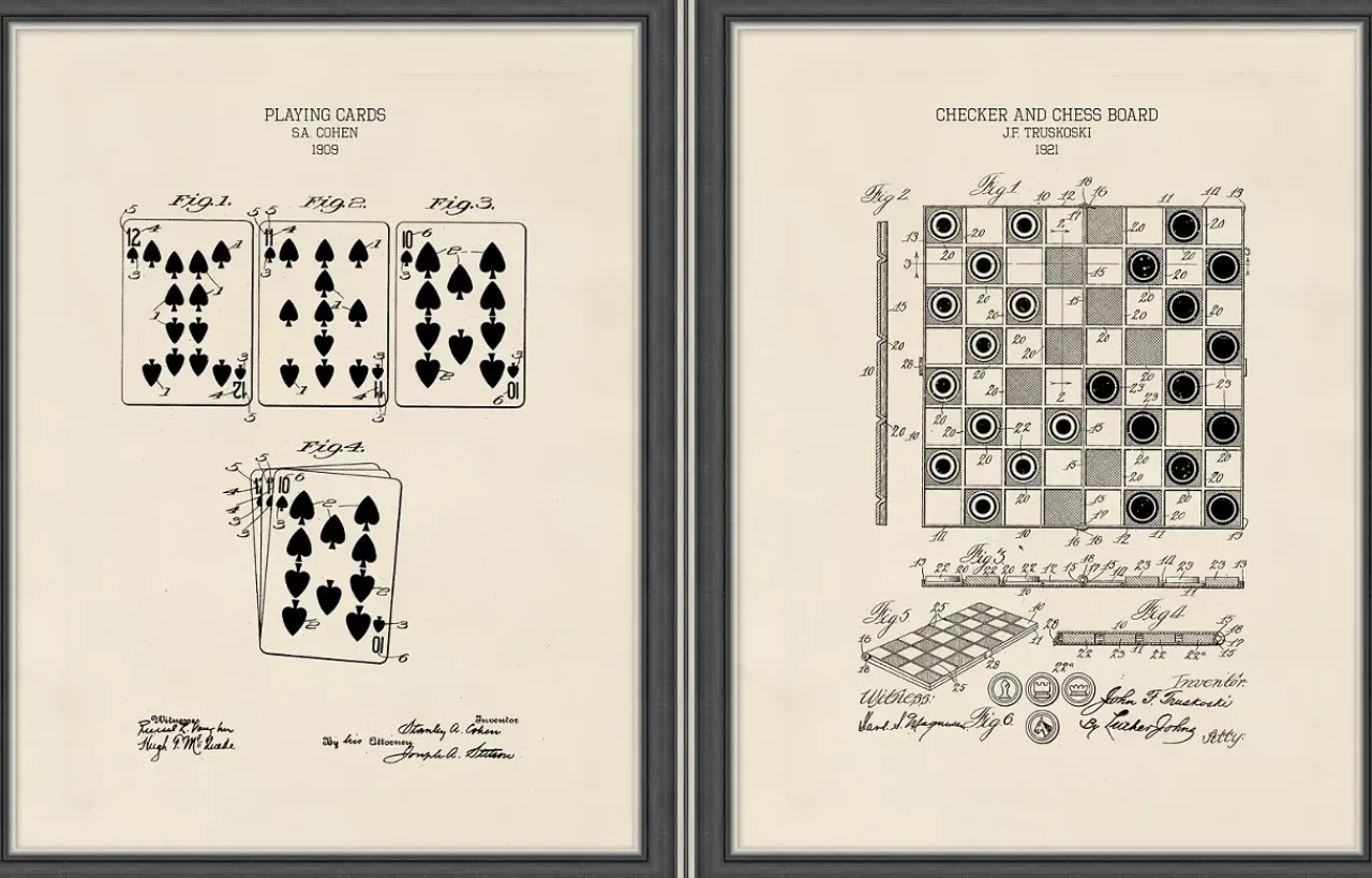 Havertys Strategic Gameplay Framed Art