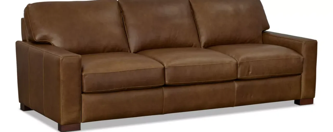 Havertys Verona Sofa Leon Maple