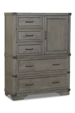 Havertys Vickery Creek Door Chest Weathered Gray Best