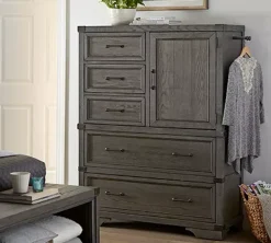 Havertys Vickery Creek Door Chest Weathered Gray Best