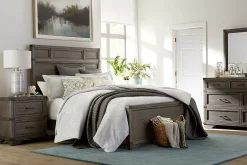 Havertys Vickery Creek Nightstand Weathered Gray Hot