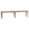 Havertys Vincent Burl Wood Bench Sale