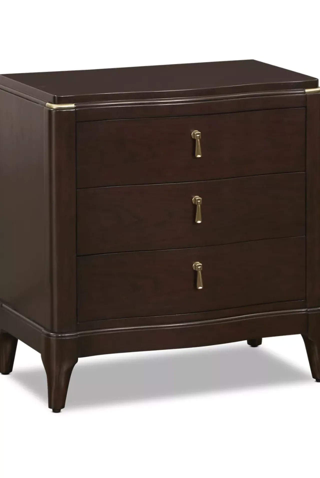 Havertys Waterford Drawer Nightstand Espresso New