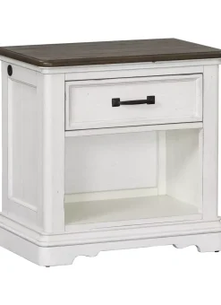 Havertys Wesley Open Nightstand