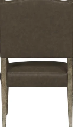 Havertys Westcliffe Performance Host Armchair Burnished Bark New