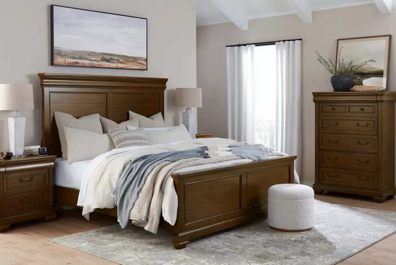 Havertys Westhaven Drawer Chest Dark Chestnut Sale