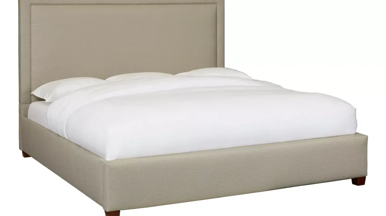 Havertys Wheatfield Upholstered Bed Sale