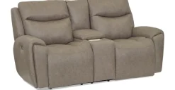 Havertys Winston Power Loveseat with Console Clearance