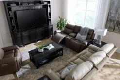 Havertys Winston Power Loveseat with Console Clearance