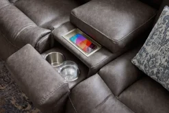 Havertys Winston Power Loveseat with Console Clearance