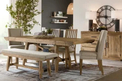 Havertys Woodstock Dining Bench Driftwood Sale