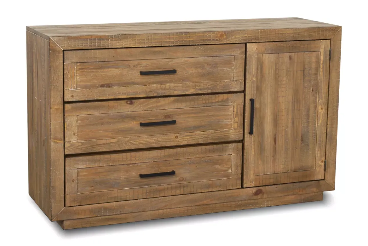 Havertys Woodstock Server Driftwood Discount