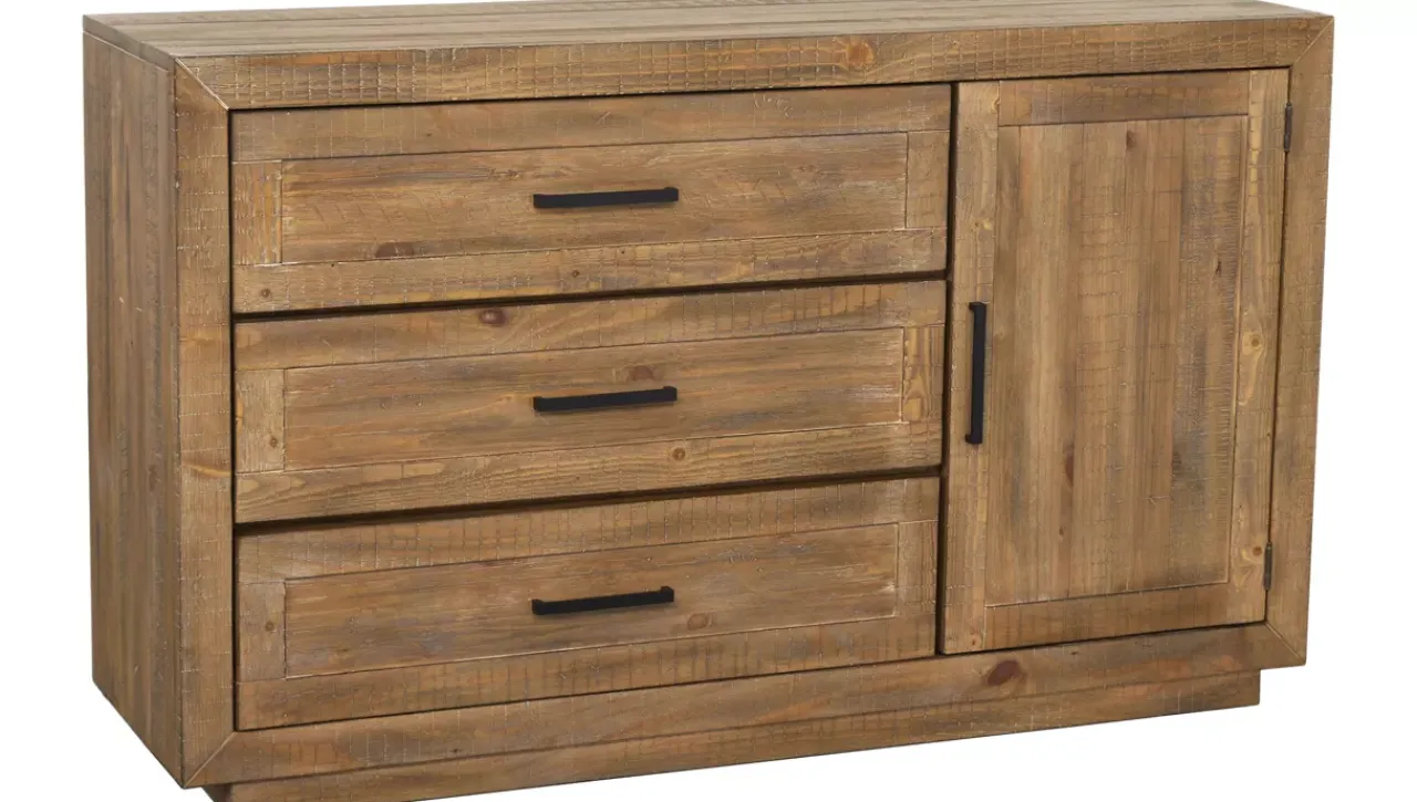 Havertys Woodstock Server Driftwood Discount