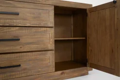 Havertys Woodstock Server Driftwood Discount